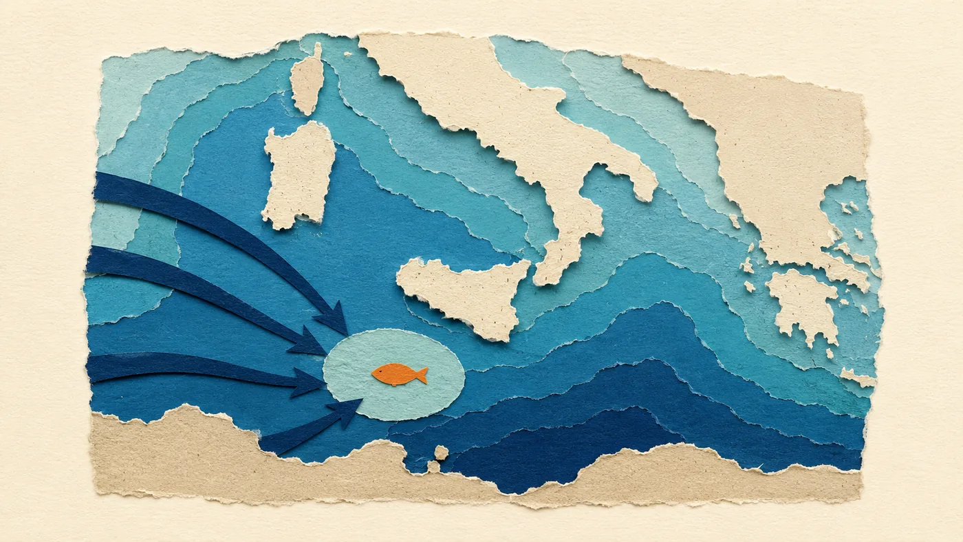 Le rotte del tonno rosso convergono verso le aree di frega del Mediterraneo centrale