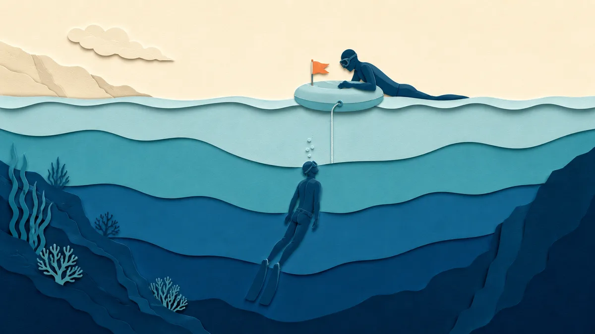 Il lancio del sasso — La sicurezza prima del pesce