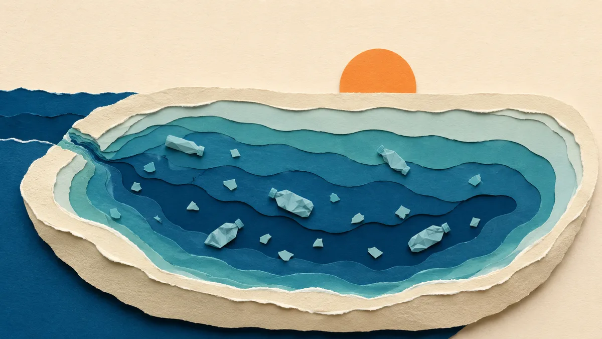 Microplastiche — Il Mediterraneo, una vasca con un solo scarico stretto