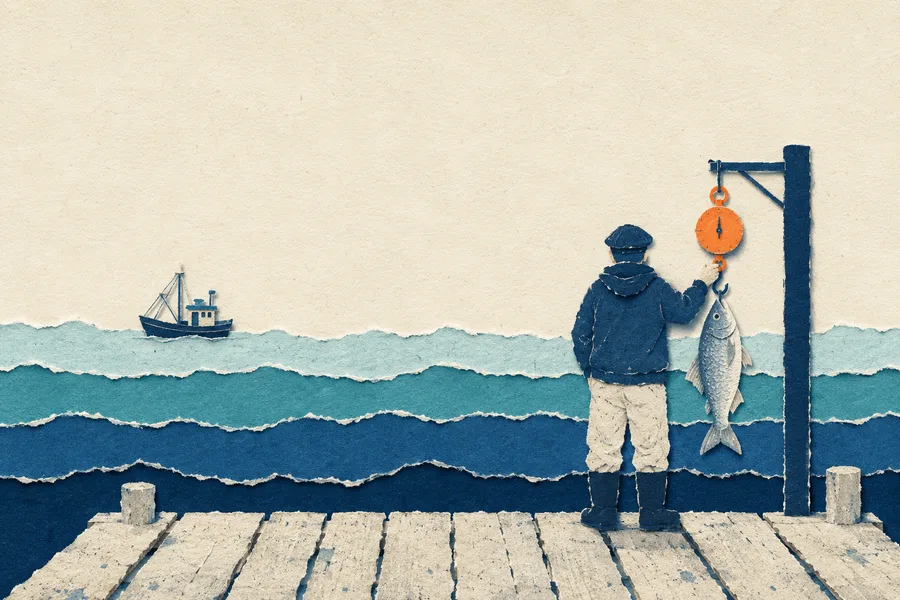 Multe di pesca in mare: il conto lo fa la bilancia