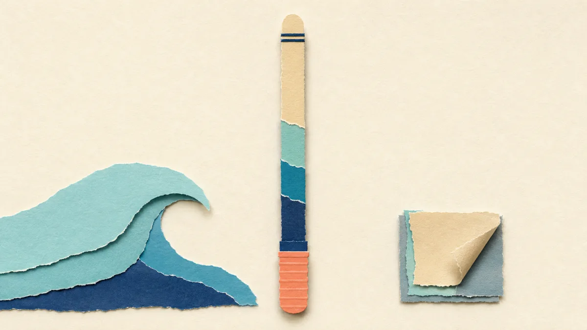 Schema a collage di carta: la soglia di temperatura in cui il calore aiuta e quella in cui la pelle inizia a soffrire