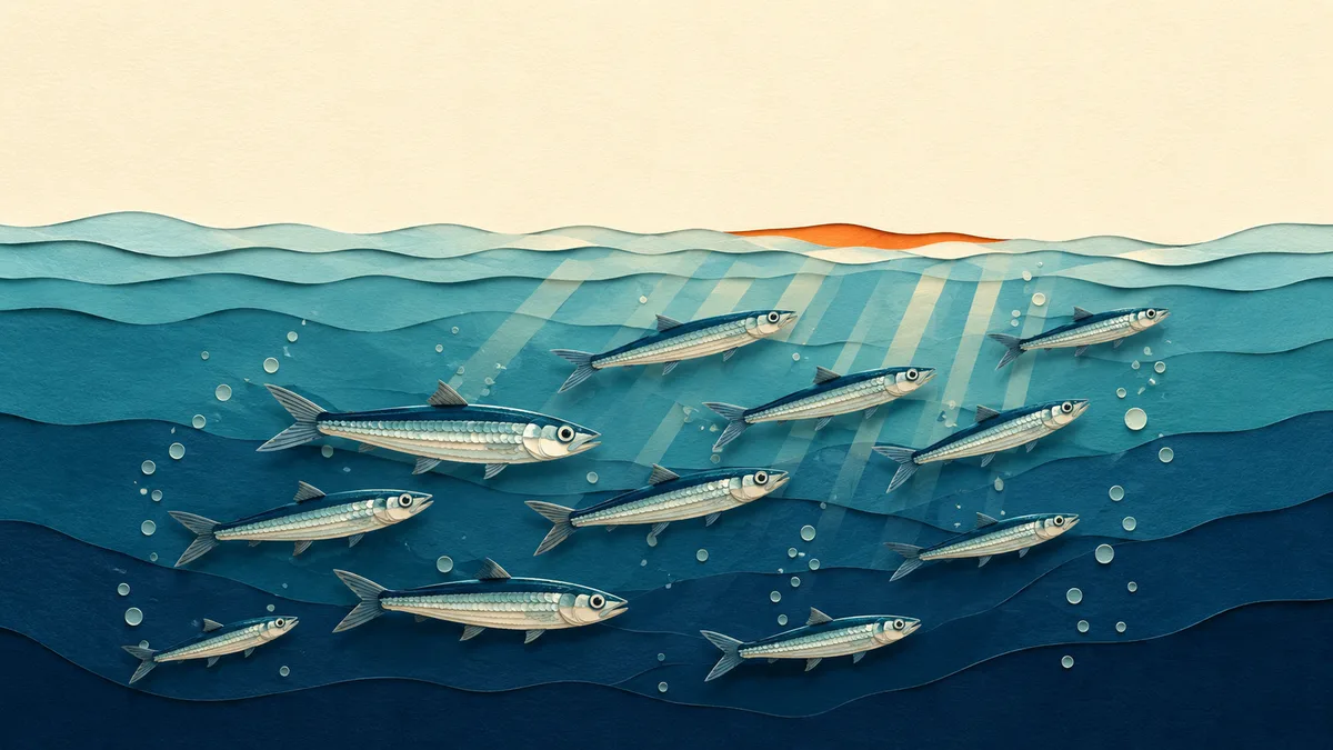 Acciuga — Habitat e abitudini