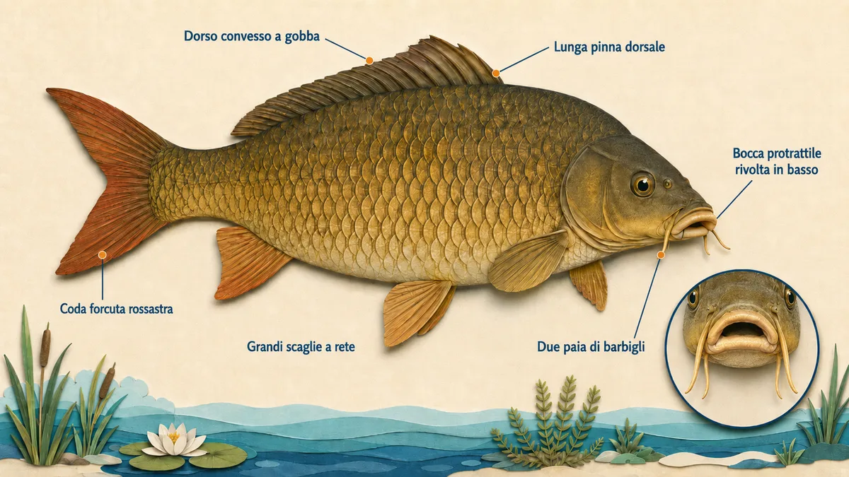 Carpa comune — Come riconoscerlo