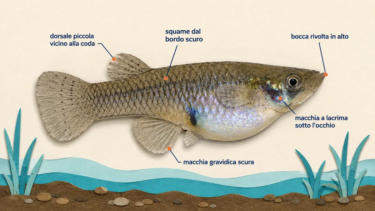 Gambusia — Come riconoscerlo