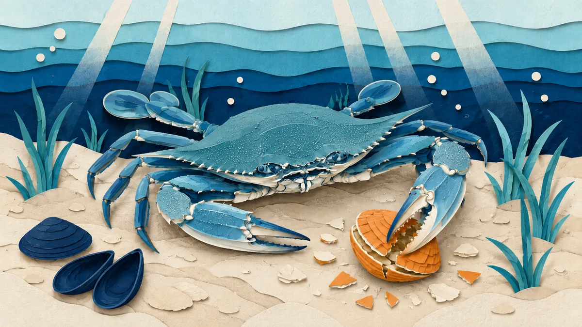 Granchio blu — Habitat e abitudini