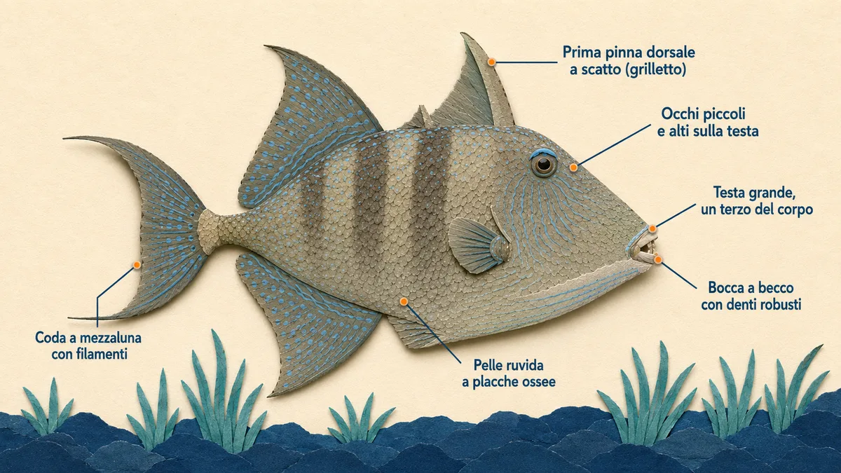 Pesce balestra — Come riconoscerlo