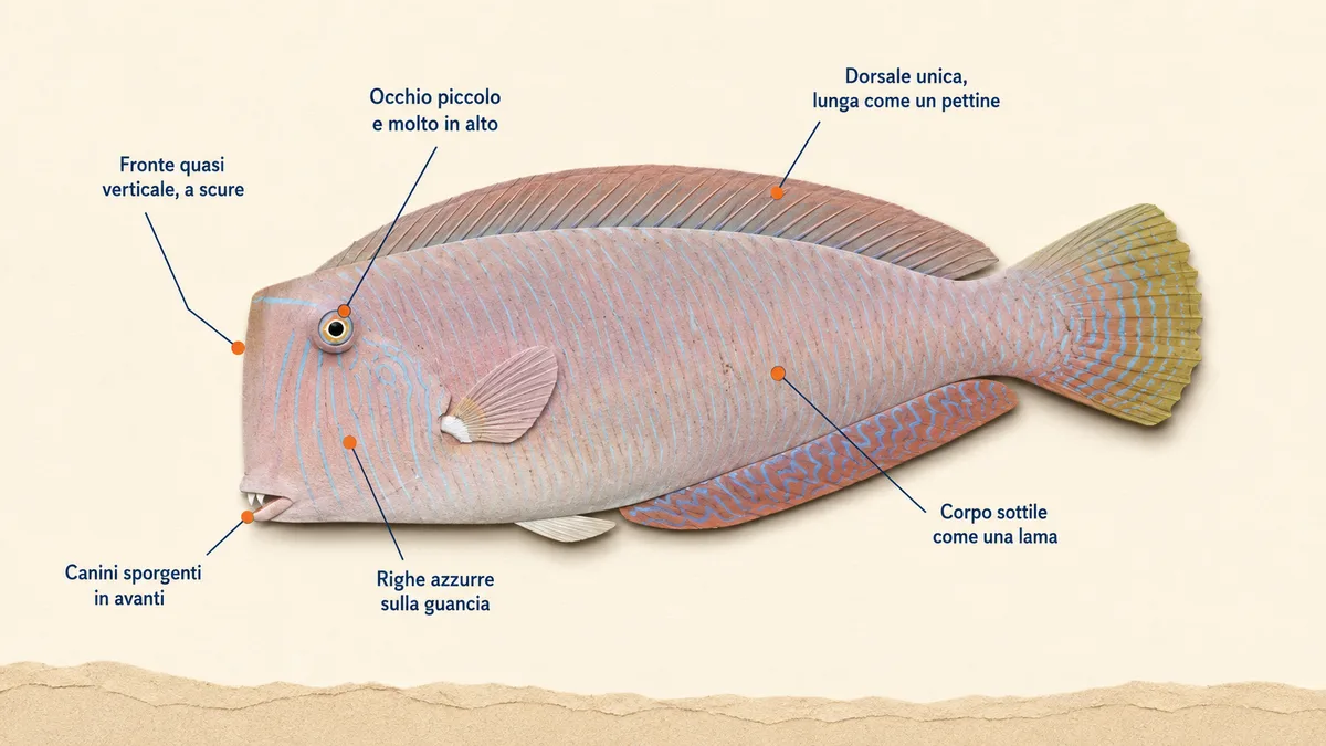 Pesce pettine — Come riconoscerlo