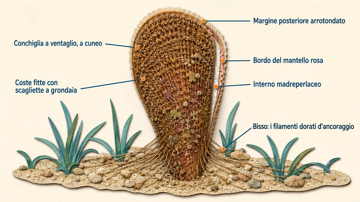 Nacchera di mare — Come riconoscerlo
