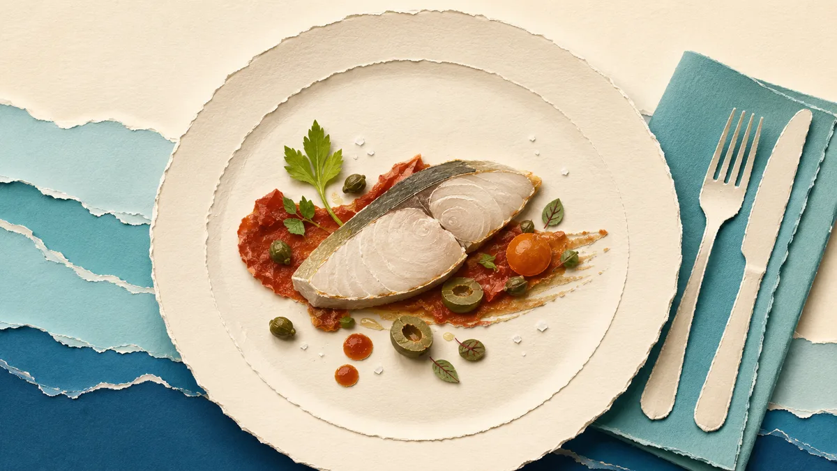 Ricciola — A tavola