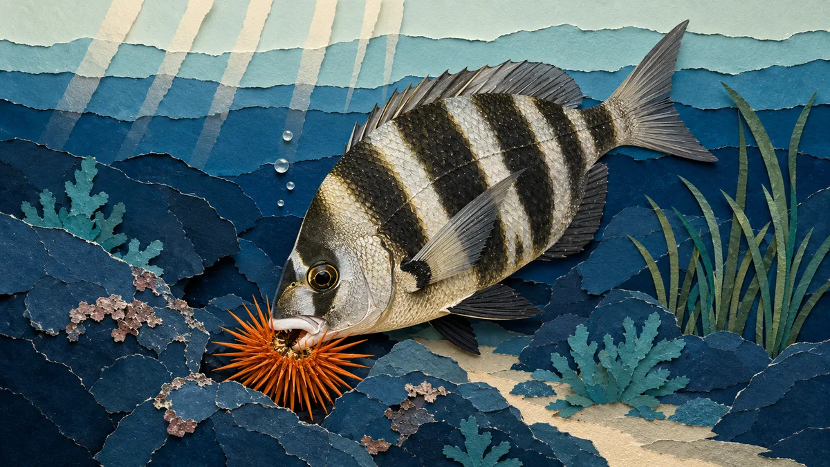 Sarago faraone — Habitat e abitudini