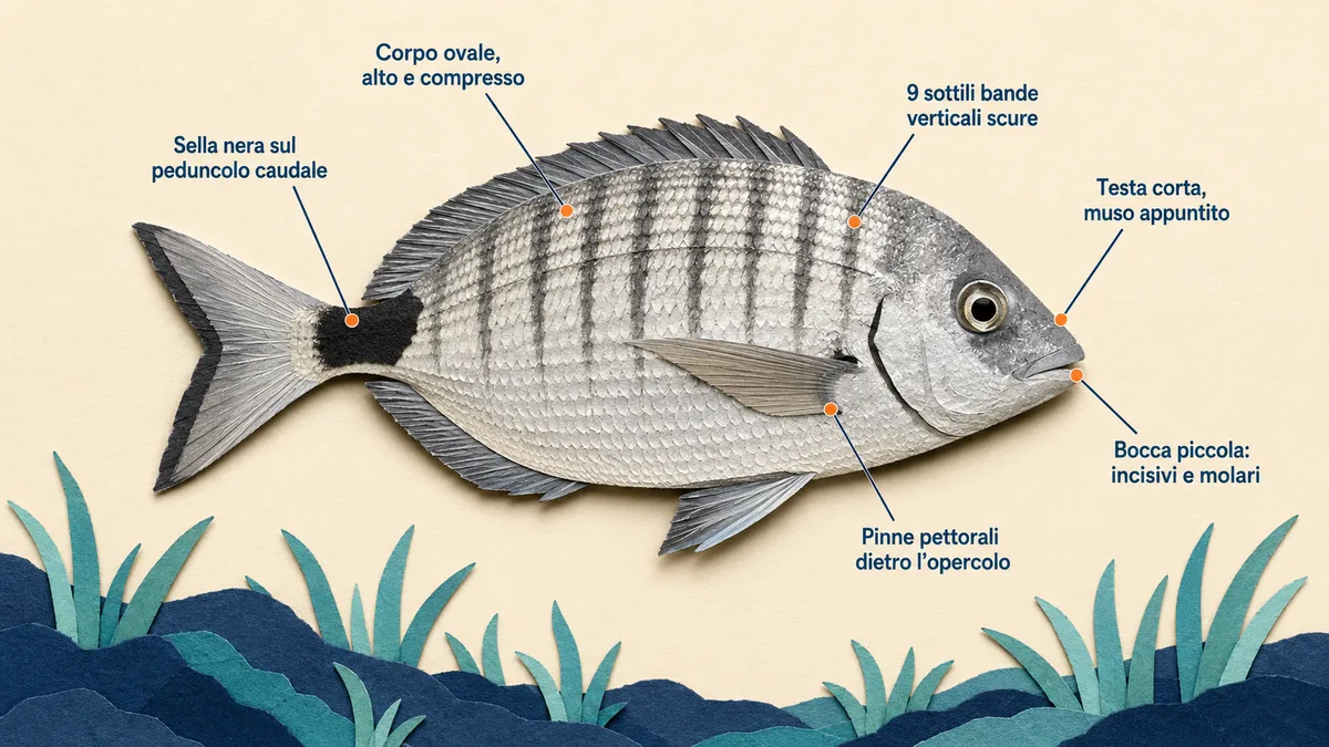 Sarago maggiore — Come riconoscerlo