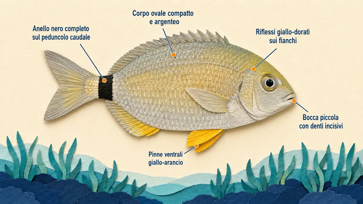 Sarago sparaglione — Come riconoscerlo