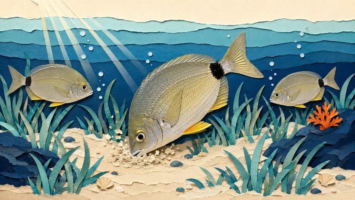 Sarago sparaglione — Habitat e abitudini