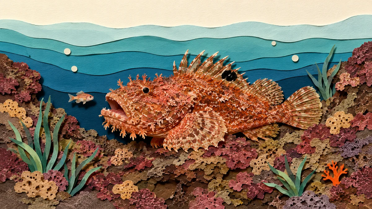 Scorfano rosso — Habitat e abitudini