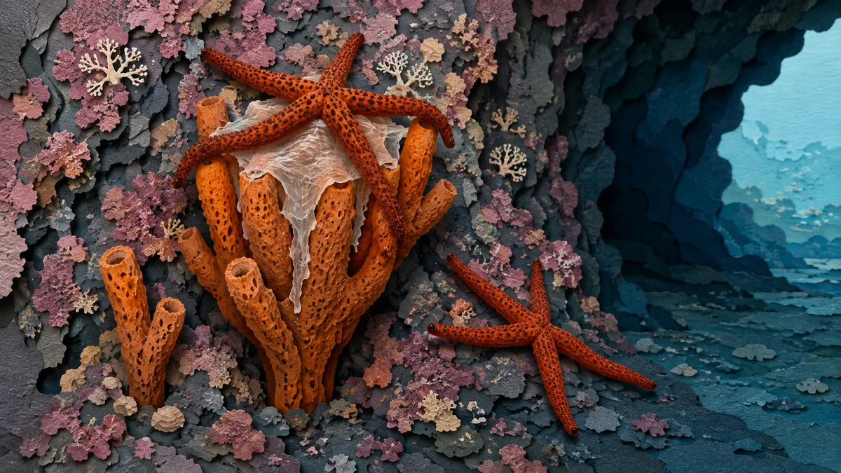 Stella marina rossa — Habitat e abitudini