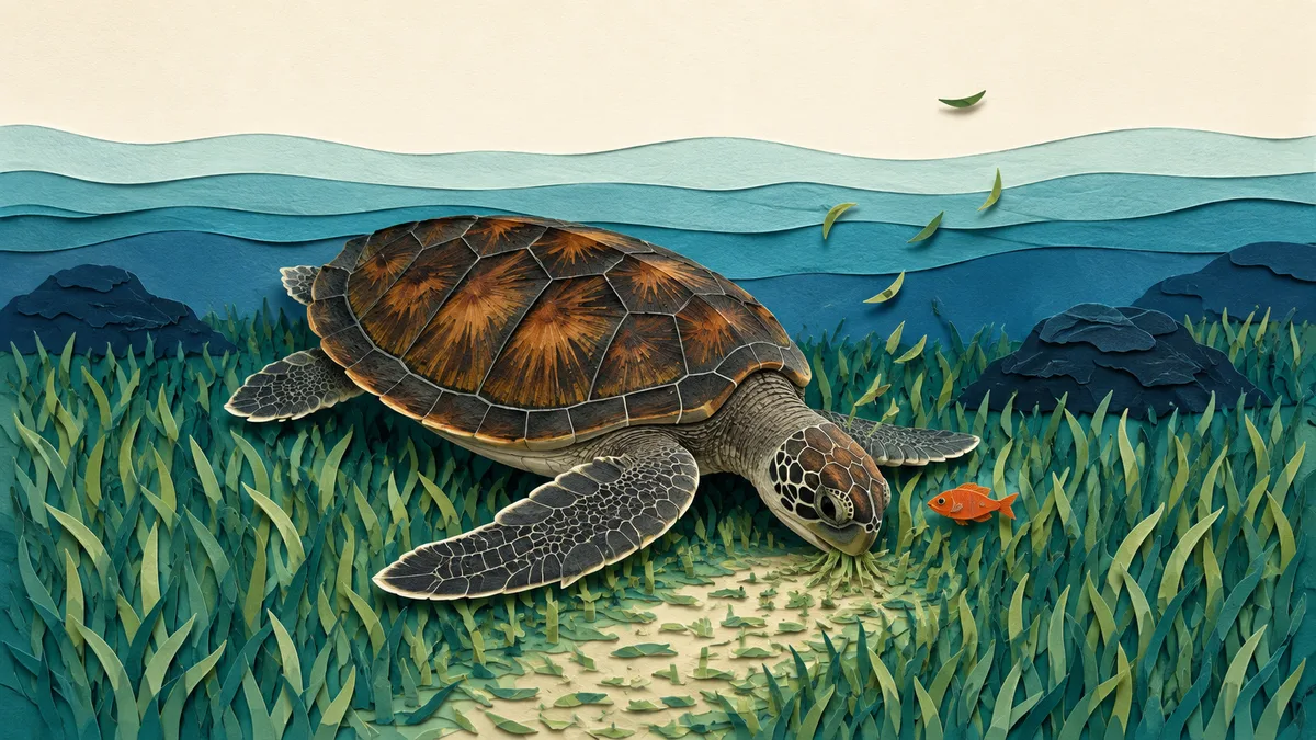 Tartaruga verde — Habitat e abitudini