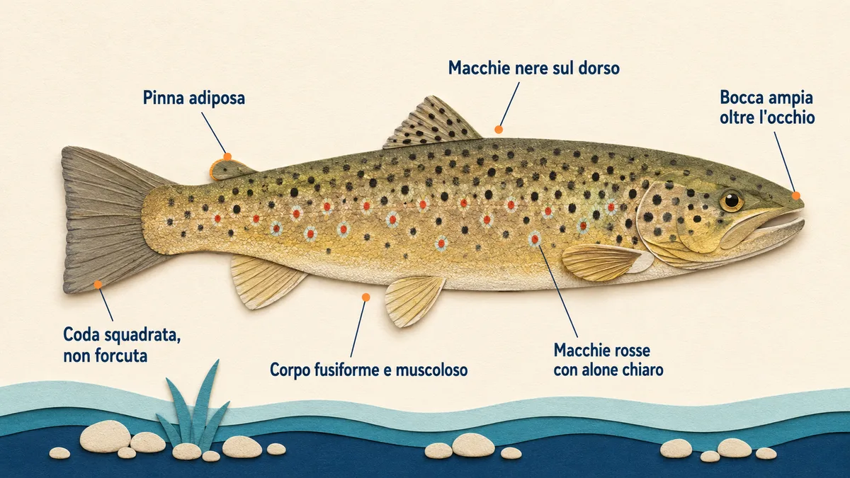 Trota fario — Come riconoscerlo