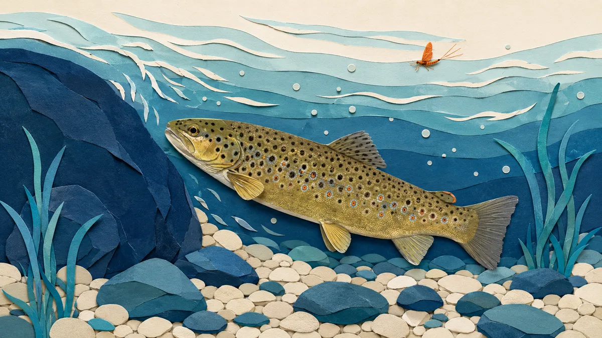 Trota fario — Habitat e abitudini